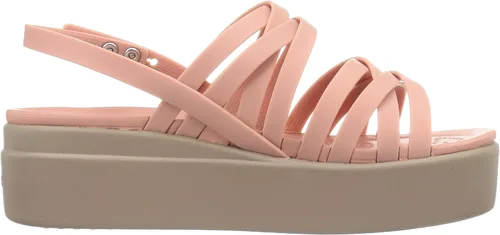 Vista 6 de Crocs Brooklyn - Cuña baja con tiras