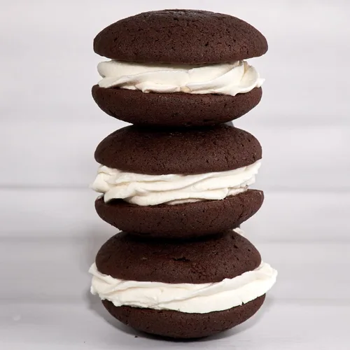 Vista 9 de Cestas de regalo de pastel de Whoopie Caja de regalo de galletas gourmet 9 pasteles Whoopie envueltos individualmente Cesta de regalo