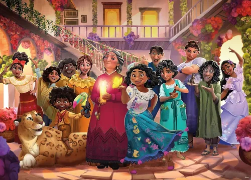 Vista 5 de Ceaco - Disney - Familia Encanto - Rompecabezas de 1000 piezas