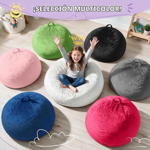 Vista 6 de Silla Puf de 2 Pies con Funda de Terciopelo Ultra Suave Sofá Puf con Espuma con Memoria Sillas Puf de Tamaño Grande Sofá Perezoso para Dormitorio