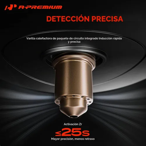 Vista 6 de A-Premium Sensor de Oxígeno O2 Compatible con Volkswagen Jetta/Golf 2012-2014, Passat 2014, Beetle 2012-2013, CC 2010-2017, Touareg 2011-2015, Eos