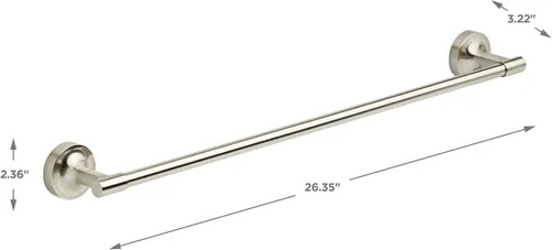 Vista 8 de Franklin Brass VOI64-SN Voisin - Kit de herrajes para baño (4 piezas, níquel cepillado)