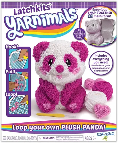 Vista 7 de Yarnimals Koala - Loop Your Own Koala - Kit de manualidades - Haz tu propio juguete animal - A partir de 8 años