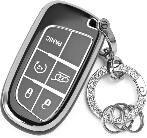 Vista 11 de Funda para llavero Dodge Challenger - 3, 4, 5 botones, protector de llavero de TPU suave