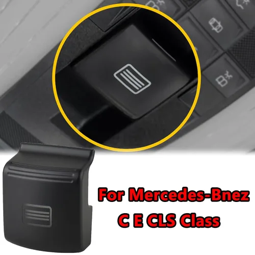 Vista 8 de Cubierta de botón de interruptor de control de ventana del techo solar para Mercedes-Benz W204 Clase C, W212/A207/C207 Clase E, W218 Clase CLS