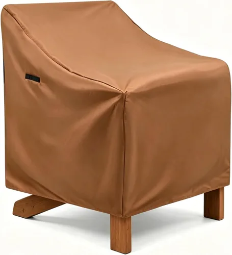 Vista 13 de RosieLily Fundas para sillas de exterior, fundas para sillas de patio, impermeables, 600D, resistentes, apilables, para muebles de patio, estándar