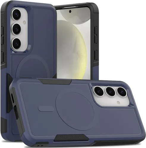 Vista 12 de Dionsibei Funda protectora diseñada para Samsung Galaxy S25 Plus, Galaxy S24 Plus, 2 en 1, grado militar, resistente, a prueba de golpes, para Negro