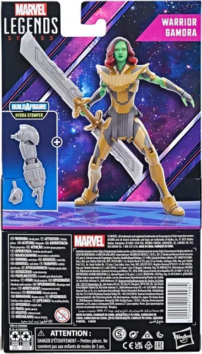 Vista 4 de Marvel Legends Series Warrior Gamora, What If...? Figuras de acción coleccionables de 6 pulgadas, a partir de 4 años