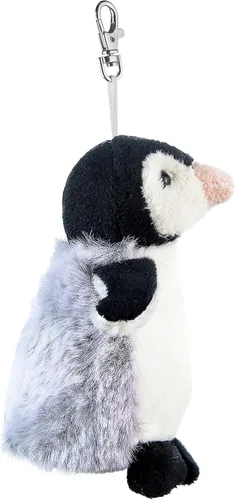 Vista 2 de Dilly dudu Llavero de peluche de pingüino de 4 pulgadas