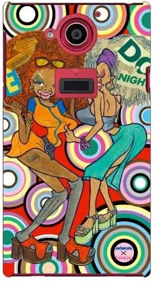 Vista 39 de MSOJ1C-ABWH-151-M827 Cute Dancers, Circle and Yellow Back Design by Artwork/for Xperia J1 Compact D5788/MVNO Smartphone (SIM Free Device)