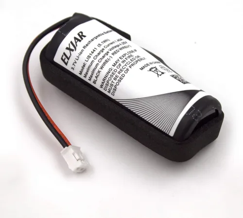 Vista 3 de elxjar Paquete de 2 baterías de repuesto para Sony PS3 Playstation 3 Move Motion Controller CECH-ZCM1E, CECH-ZCM1U (2 unidades)