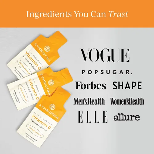 Vista 11 de CYMBIOTIKA Paquetes individuales de vitamina C, suministro liposomal, suplemento para apoyo inmunológico, refuerzo de colágeno y envejecimiento