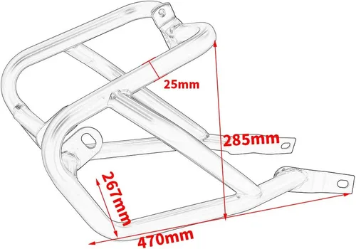 Vista 8 de Jaula de acero para motocicleta, barra de choque, protector de motor, protector de parachoques para Ka-wasaki Versys 650 Versys650 KLE650 KLE 650 15