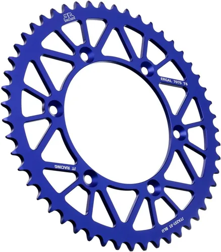 Vista 5 de JT Sprockets JTA251.48BLK Racelite Negra Anodizada de Aluminio 7075 T6 Piñón Trasero, Simple
