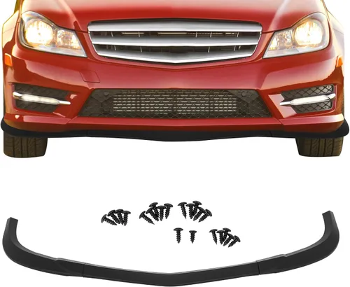 Vista 95 de SCITOO Alerón de borde de parachoques delantero mate negro para Ford Focus ST años 2013-2014 - Spoiler frontal de polipropileno