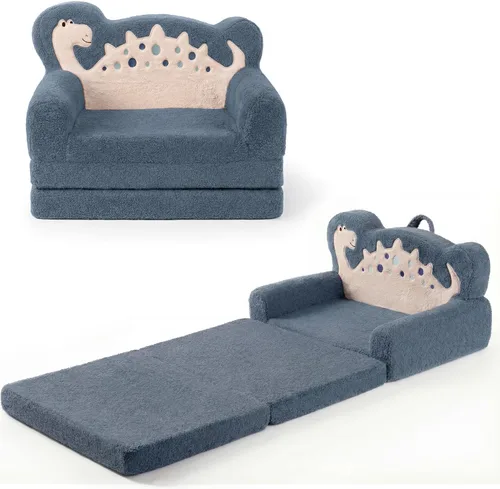Vista 20 de Blissful Diary Sofá plegable para niños, 2 en 1, sofá para niños, cuadros