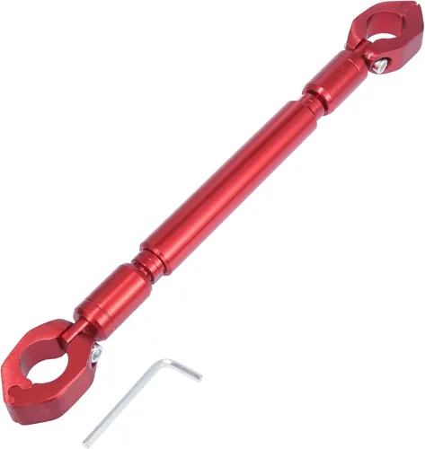 Vista 8 de Motoforti 1 Unidades universal 0.866 in aleación de aluminio negro motocicleta equilibrio barra transversal manillar moto reforzar palanca accesorios