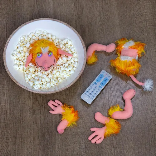 Vista 5 de Toy Vault Jim Henson Muñeco de felpa Firey de Laberinto