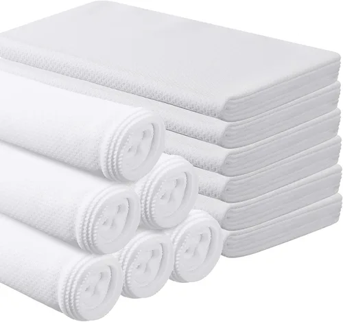 Vista 7 de BBTO 6 toallas refrescantes por sublimación a granel para deportes de 40 x 12 pulgadas, toalla blanca de sudor de golf, toalla de gimnasio