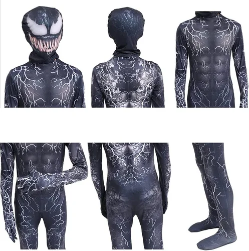 Vista 5 de YAVKELMY Kids Costumes Halloween Cosplay Costumes Children's Performance Bodysuits