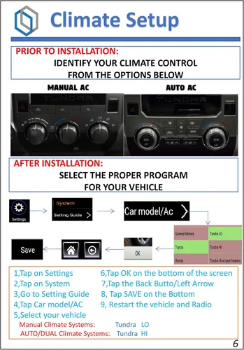 Vista 5 de LINKSWELL - Radio de repuesto estilo T de 12.1 pulgadas para Toyota Tundra 2014 a 2020 navegación GPS, unidad principal Android, reproductor