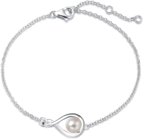 Vista 9 de FANCIME 925 Sterling Silver Infinity Birthstone Bracelets for Women abr-04