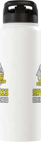 Vista 4 de Bees Honey Mead - Mead Making Brew Mead Stainless Steel Insulated Water Bottle