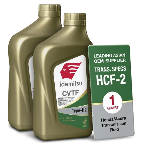 Vista 12 de Idemitsu CVT - Fluido de transmisión HCF-2, aceite de transmisión tipo H2 para transmisiones continuamente variables Honda (1 cuarto de galón)