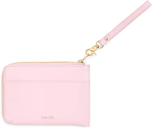 Vista 2 de ban.do Getaway - Pulsera de embrague de viaje, pasaporte y tarjetatarjeta de identificación con correa de muñeca extraíble