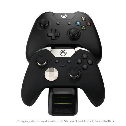 Vista 6 de PDP Gaming Energizer Dual Controller Charging System, Two Rechargeable Battery Packs Black - Xbox One