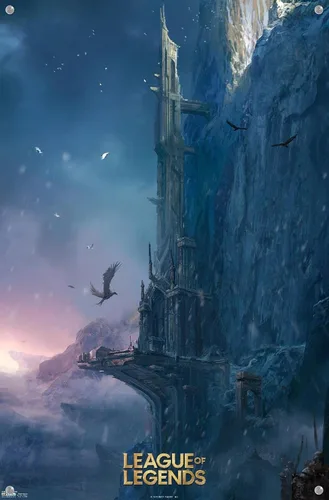 Vista 4 de League of Legends - Póster de pared con alfileres