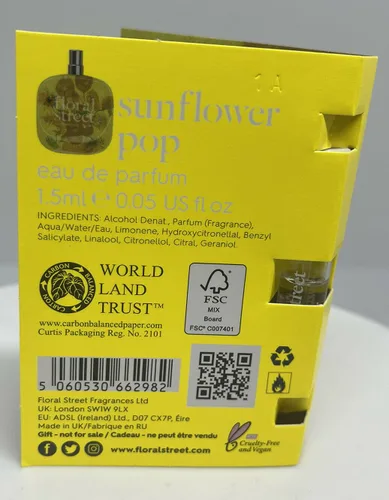 Vista 3 de floral street Muestra de girasol pop, 0.05 fl oz / 0.1 fl oz
