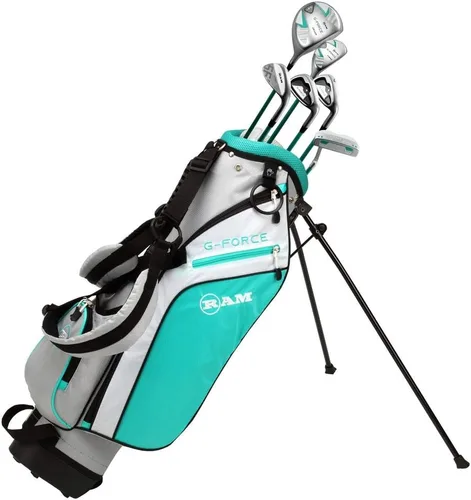 Vista 7 de Ram Golf Junior G-Force - Juego de palos de golf para niñas con bolsa