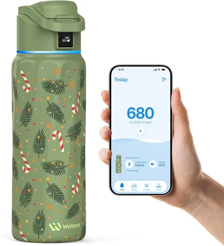 Vista 19 de WaterH BOOST - Rastreador inteligente de botellas de agua con recordatorio Negro