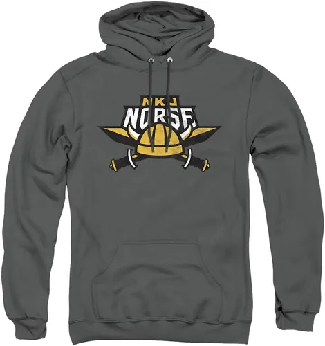 Vista 31 de Distressed College Primary Logo Adult Pullover Hoodie Collection 1 Universidad Estatal de Albany