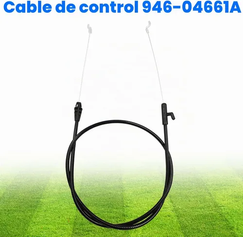 Vista 2 de Cable de control 946-04661A para MTD, Troy-Bilt, artesano, máquinas de patio, Cub Cadet, Yard Man, Bolens, Murray cortacésped, sustituye a