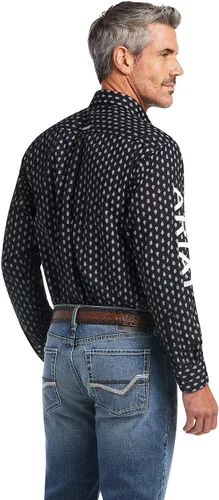 Vista 2 de ARIAT Team Raine Classic - Camisa de manga larga color negro