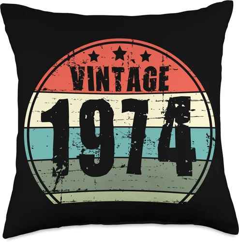 Vista 4 de Limited edition and vintage 1974 Throw Pillow