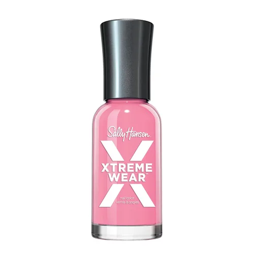 Vista 27 de Sally Hansen Xtreme Wear Esmalte de uñas sin rayas, acabado brillante, duradero, resistente a las astillas, transparente, color de uñas plateado 130