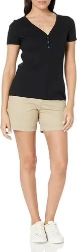 Vista 4 de GAP Pantalones cortos caqui de 5" para mujer