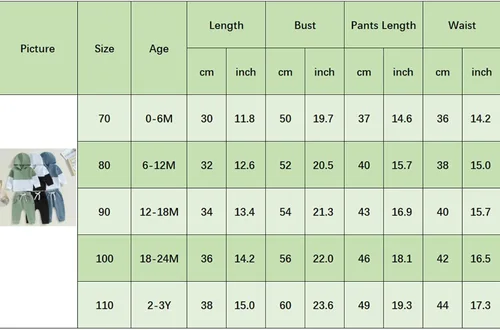 Vista 7 de Ropa de otoño e invierno para bebé, sudadera de contraste de retazos, sudadera de manga larga, sudadera con capucha y pantalones deportivos de 2