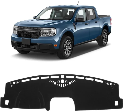 Vista 72 de FIILINES Cubierta para tablero Compatible con Mazda 3 2010-2013 Accesorios Tapete para tablero para Mazda 3 Accesorios Tapete para salpicadero