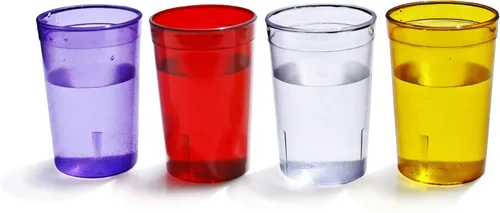 Vista 4 de New Star Foodservice Vasos para bebidas de grado restaurante, 12 onzas, juego de 72, transparentes