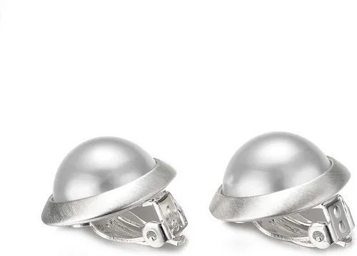 Vista 17 de Yoursfs Clip on Earrings for Women Round Faux Pearl Earrings Clipon 18K Gold Plated Non Pierced Earring Jewelry