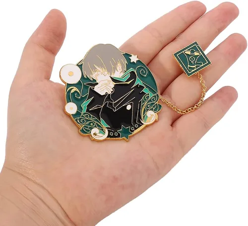 Vista 5 de Anime Enamel Pins - Cartoon Character Figure Cosplay Lapel Pin Metal Brooches Badges Gifts for Fans