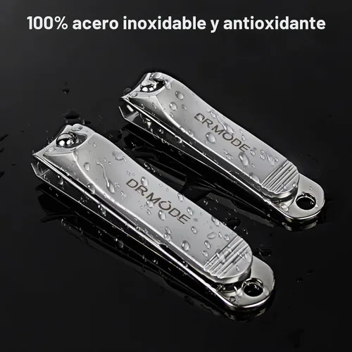Vista 7 de DRMODE Cortaúñas de dedo para adultos, paquete de 2 cortaúñas para hombres Paquete de 2 - plata