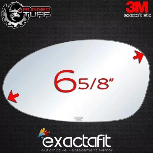Vista 5 de exactafit 8226L - Reparación de cristal para espejo lateral del conductor compatible con BMW Z4 E85 E86 2003, 2004, 2005, 2006, 2007, 2008