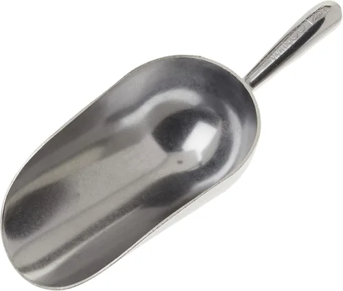 Vista 5 de Winco AS-12, pala de residuos de aluminio, 12 onzas, M, Aluminio