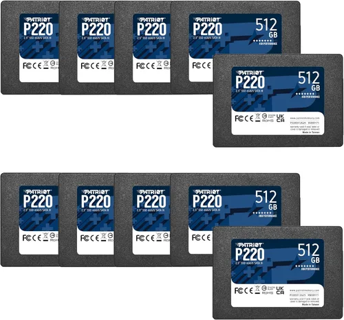 Vista 7 de Patriot Memory P220 128GB SSD interno - SATA 3 2.5" - Unidad de estado sólido - P220S128G25 Factor de forma: 2.5"; Interfaz: SATA 3.