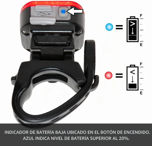 Vista 10 de NiteRider Swift 500 - Luz delantera para bicicleta Vmax+ 150 luces traseras para bicicleta, paquete combinado - USB recargable faro de bicicleta LED